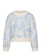 Sweater Knitted Hello Kitty Tops Knitwear Pullovers Blue Lindex