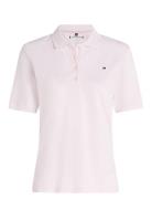 1985 Reg Pique Polo Ss Tops T-shirts & Tops Polos Pink Tommy Hilfiger