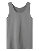 Nlfdinci Sl Short Tank Top Tops T-shirts Sleeveless Grey LMTD