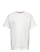 Short Sleeves Tee-Shirt Tops T-shirts Short-sleeved White Hugo Kids