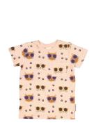 Bamboo T-Shirt Tops T-shirts Short-sleeved Pink Geggamoja