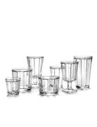 Glass Tumbler Surface By Sergio Herman Set/4 Home Tableware Glass Drin...