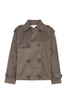 Miramw Short Trenchcoat Trench Coat Kåpe Khaki Green My Essential Ward...