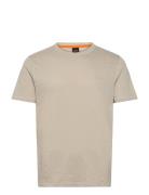 Tegood Tops T-shirts Short-sleeved Beige BOSS