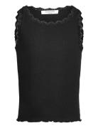 Rkbalta Sl Short Lace Top Tops T-shirts Sleeveless Black Rosemunde Kid...