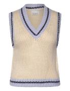 Kayanna Knit Vest Vests Knitted Vests Cream Noella